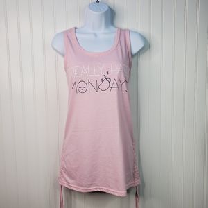 Bobbie Brooks I Hate Mondays Graphic Sleep Tanktop